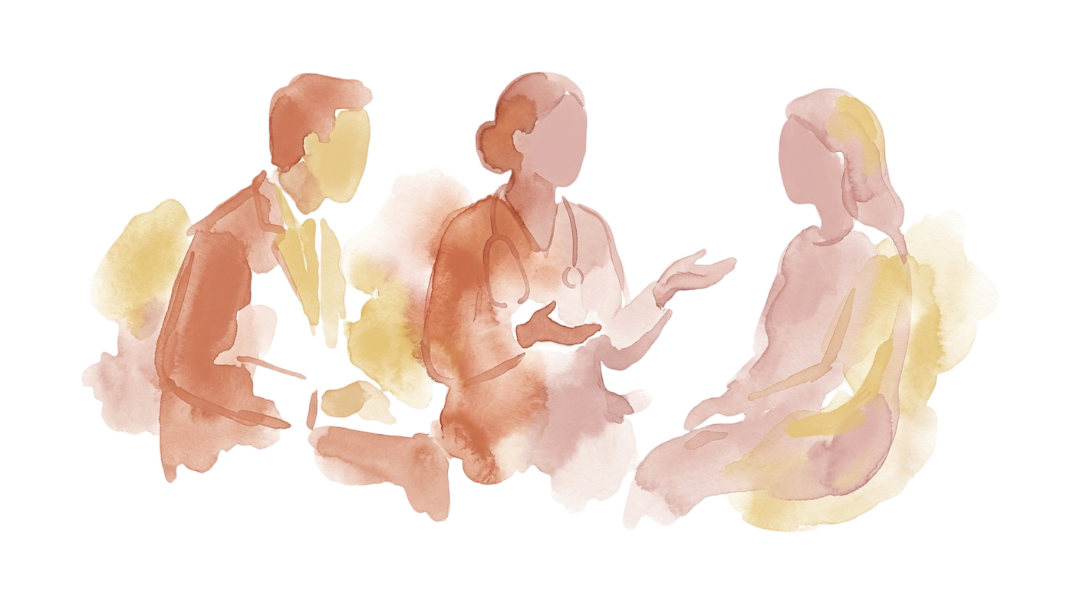 Scientists, doctors, and patients collaborating on autoimmune research